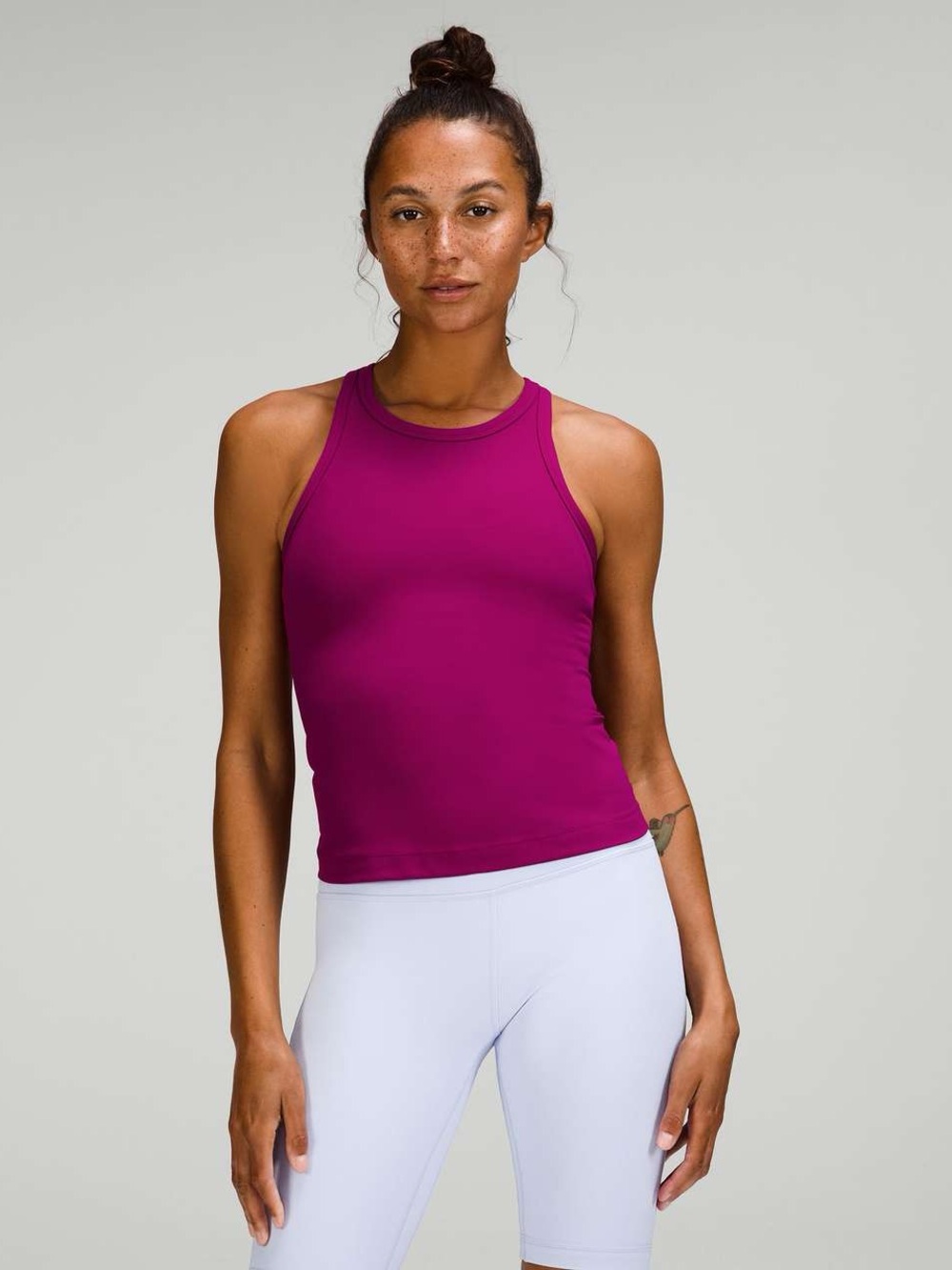 Lululemon Align Waist-Length Racerback Tank Top
Magenta Purple